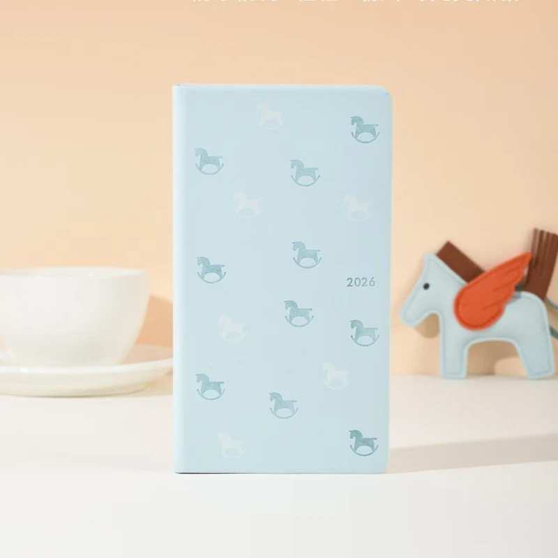 Planificador de caballos 2026 de edición limitada: portada del zodiaco artístico con diseño semanal y seguimiento de hábitos