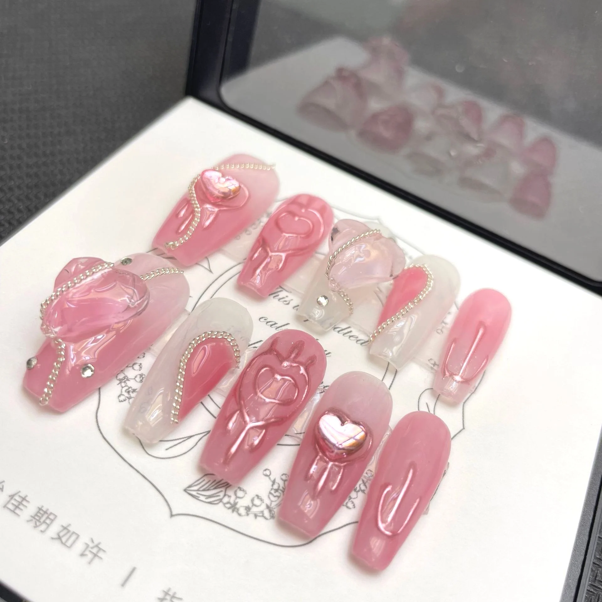

Sweet Love Интернет-знаменитости Nail Art Pure Desire Модный маникюр (7700)