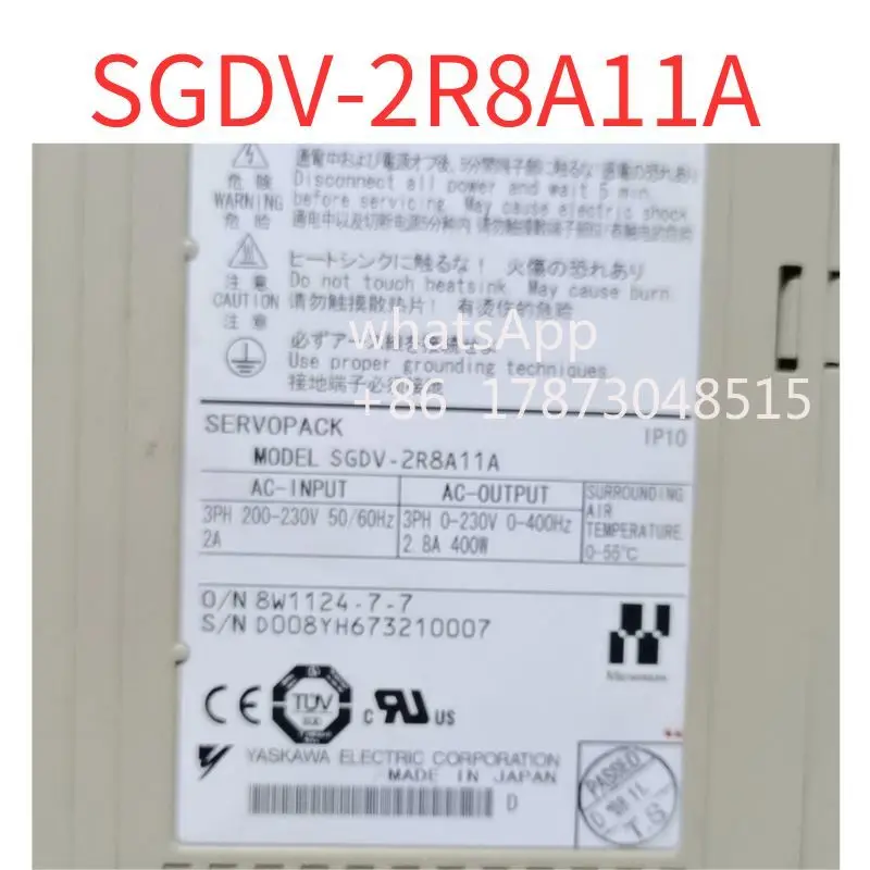Teste de servo driver SGDV-2R8A11A usado OK
