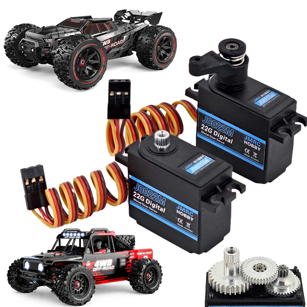 MJX Hyper Go RC Car 14209 14210  Replacement Accessories 3 Wires Upgrade Digital Metal Servo Spare Parts