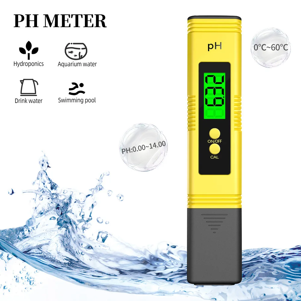 

Portable PH Meter PH Meter PH Tester Water Quality Test Pen Fish Tank Swimming Pool Test Pen Water Quality Analyzer