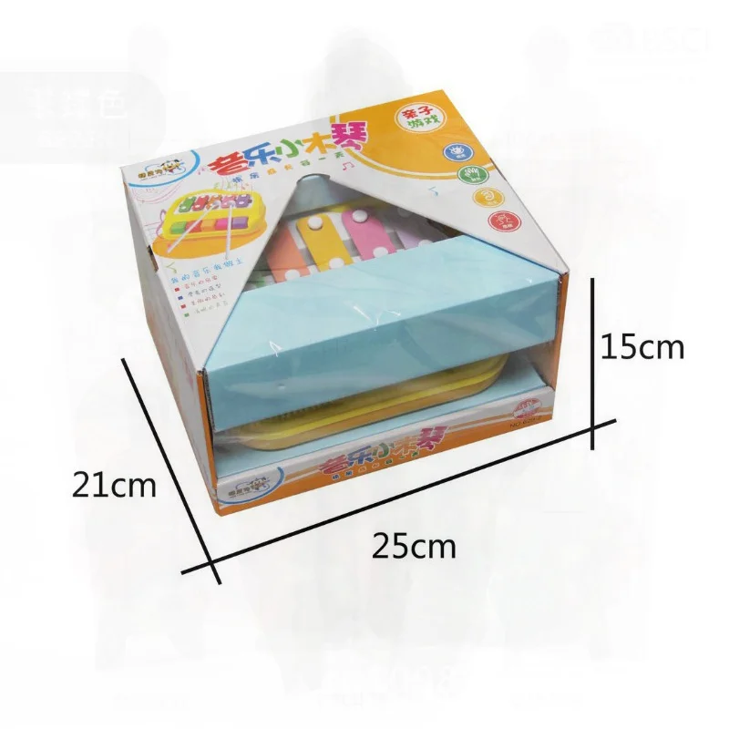 Elf Dog 629 Piano de 5 pasos y 8 teclas para niños, juguete educativo, xilófono para bebés, instrumento musical para niños y niñas de 0 a 3 años