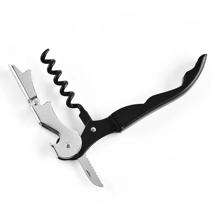 1 Set Wine Bottle Opener with Gift Box Stainless Steel Decanter Wine Corks Screw Cap Opener Kitchen Bar Accessories Tool