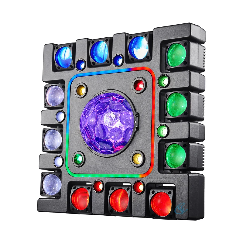 LED RGBW Disco Magic Ball Light Stage Pattern Effect Lighting DMX Club DJ Bar Laser Strobe Music Activated Indoor Party Lamp