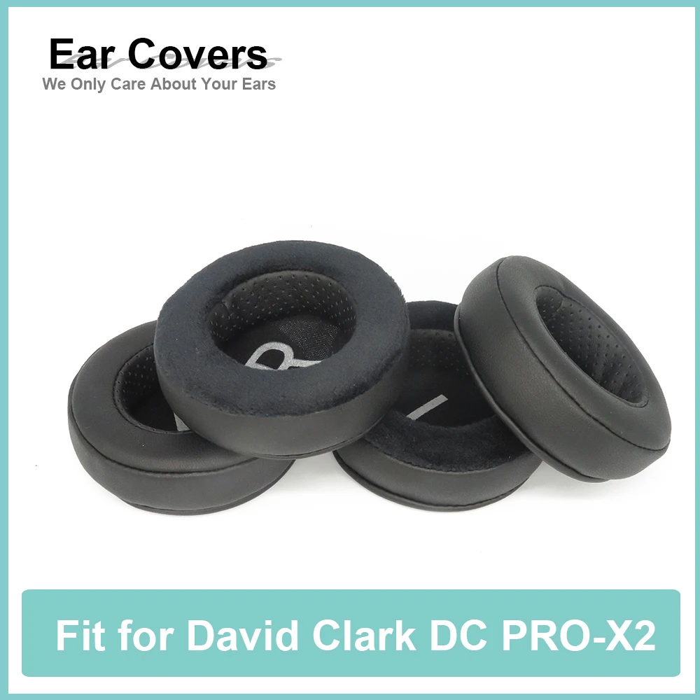 Earpads For David Clark DC PRO-X2 Headphone Earcushions Protein Velour Pads Memory Foam Ear Pads