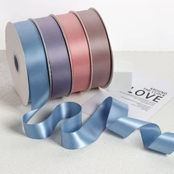 New 100metres/roll 40mm Double Face Satin Ribbon Hight Quality Polyester Ribbon DIY Wedding Christmas Decoration Packing ribbon