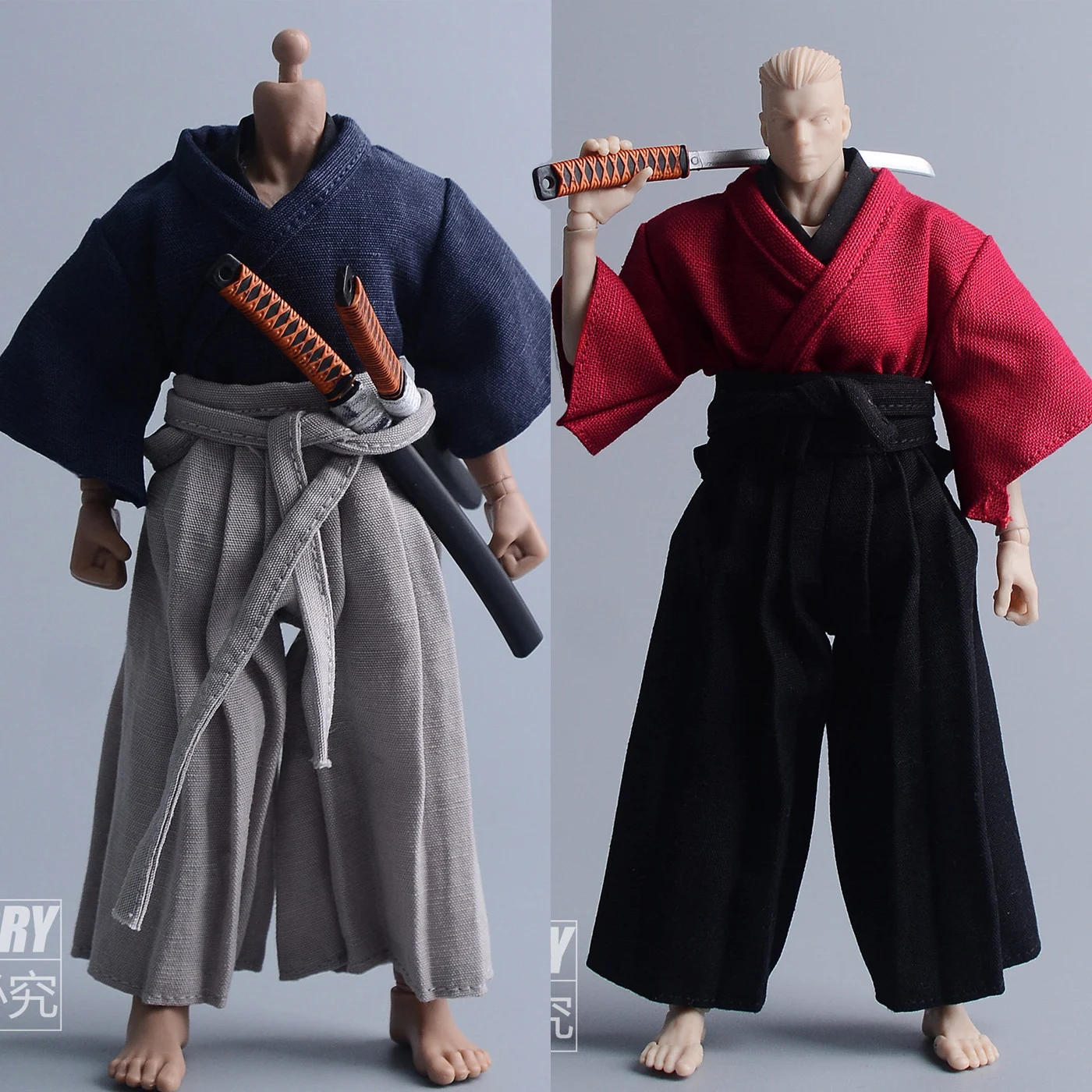 Modelo de Ropa de Entrenamiento de Samurái Japonés a Escala 1/12, Compatible con Figuras de Acción de Soldados Romankey Notaman de 12 Pulgadas