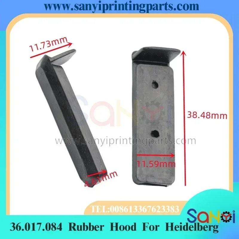 10 Piece Best Quality 36.017.084 Rubber Sucker Hood For Heidelberg GTO46 GTO52 Printing Machine Parts