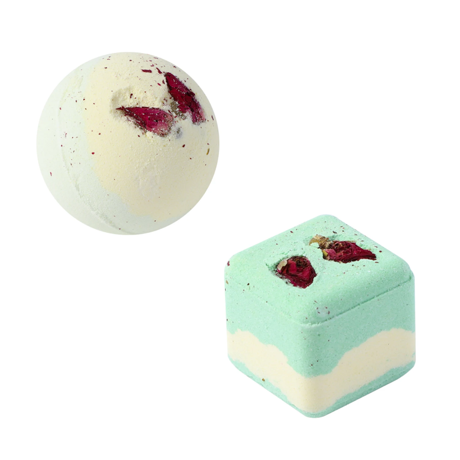 Bombe de Bain Aromathérapie, Cadeau de Noël, Instituts Soulignés et Relaxation, Boule de Sel de Douche Parfumée pour la Journée de Léon, Anniversaire, 6 Pièces