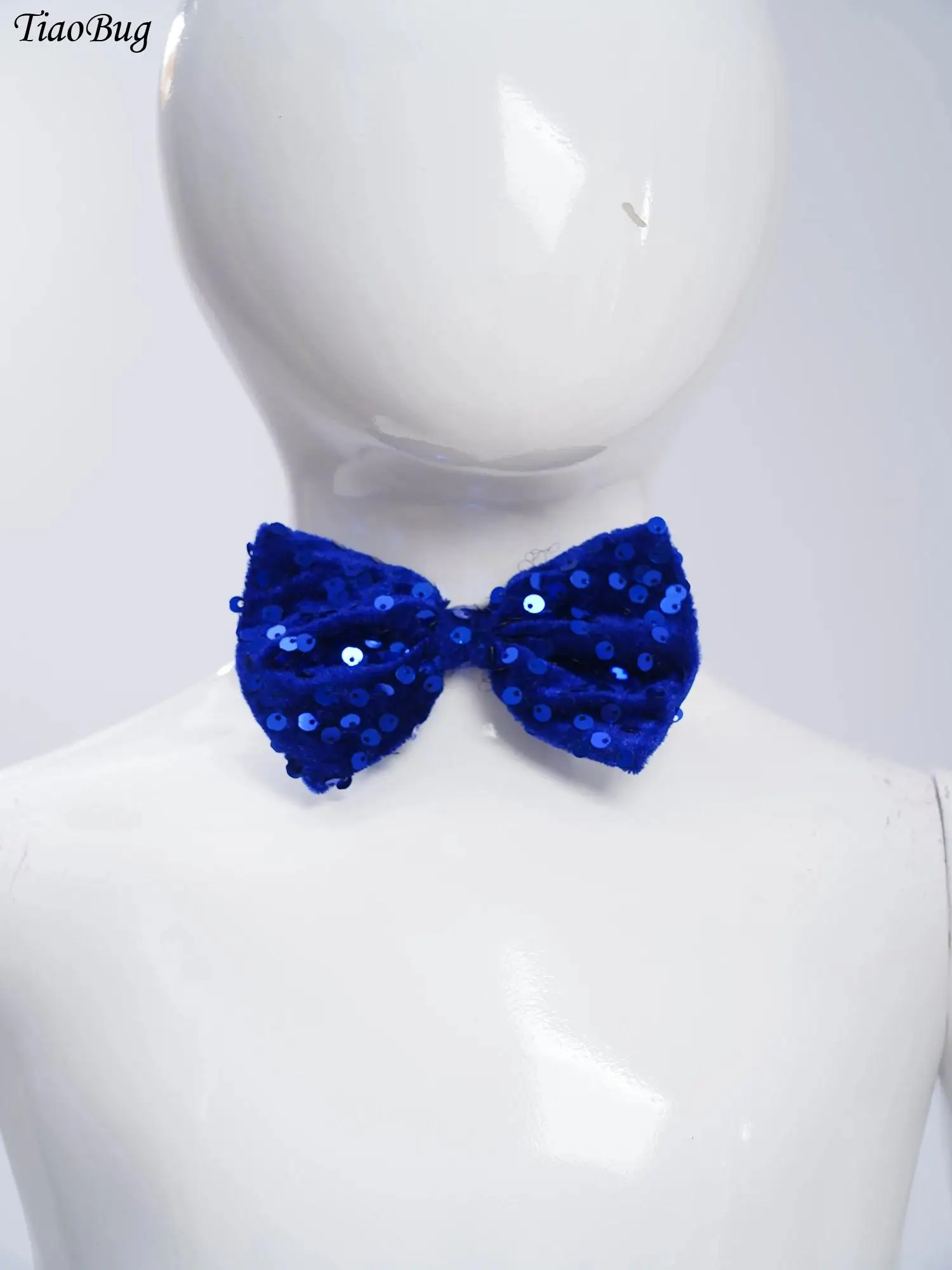 

Kids Boys Girls Sparkling Sequins Gentleman Vest Tops Velvet Irregular Hem Waistcoat+Bowtie Carnival Jazz Dance Performance Wear