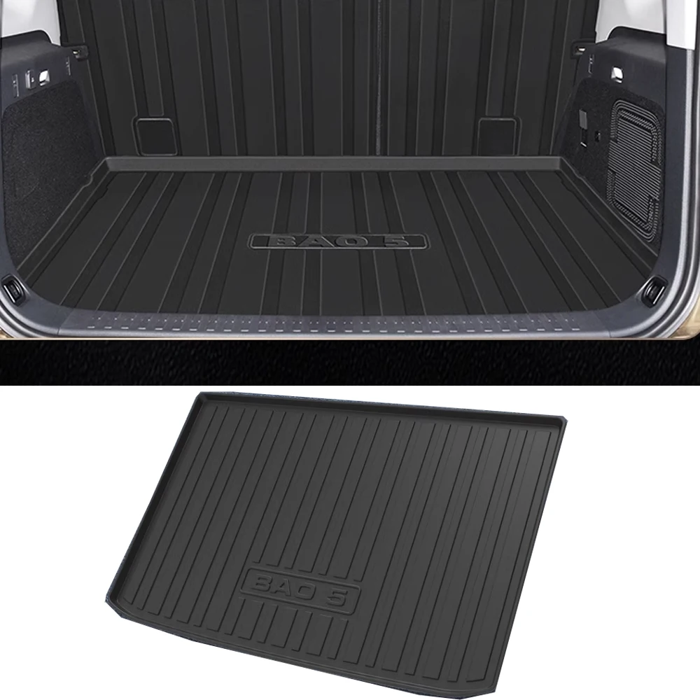 Full Cover Trunk Mat For BYD FangChengBao Leopard 5 Anti-Slip High Car Wall Protective Odorless Accessories 2023