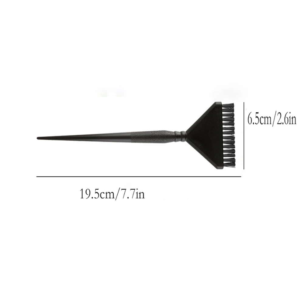 1 Stück/3 Stück Haarfärbe-Detailpinsel-Set, Dreieckiger Pinsel mit Weichen Borsten für Haarfärbung, Professionelles Friseurwerkzeug – Detail 1