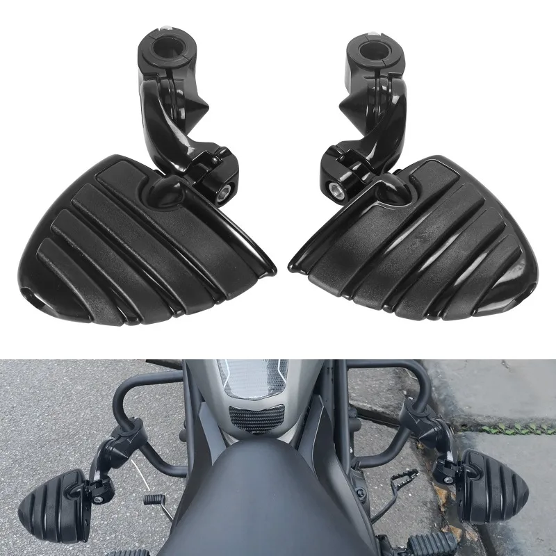 

For Harley Road King Street Glide Short Aluminum Footpeg Bracket & Footrest Modified Parts