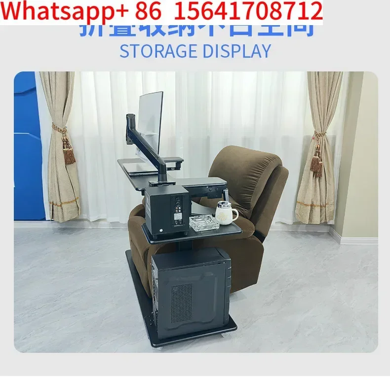 Computer desk bed notebook desktop computer desk bedside table lifting table lazy table cockpit suspension bracket