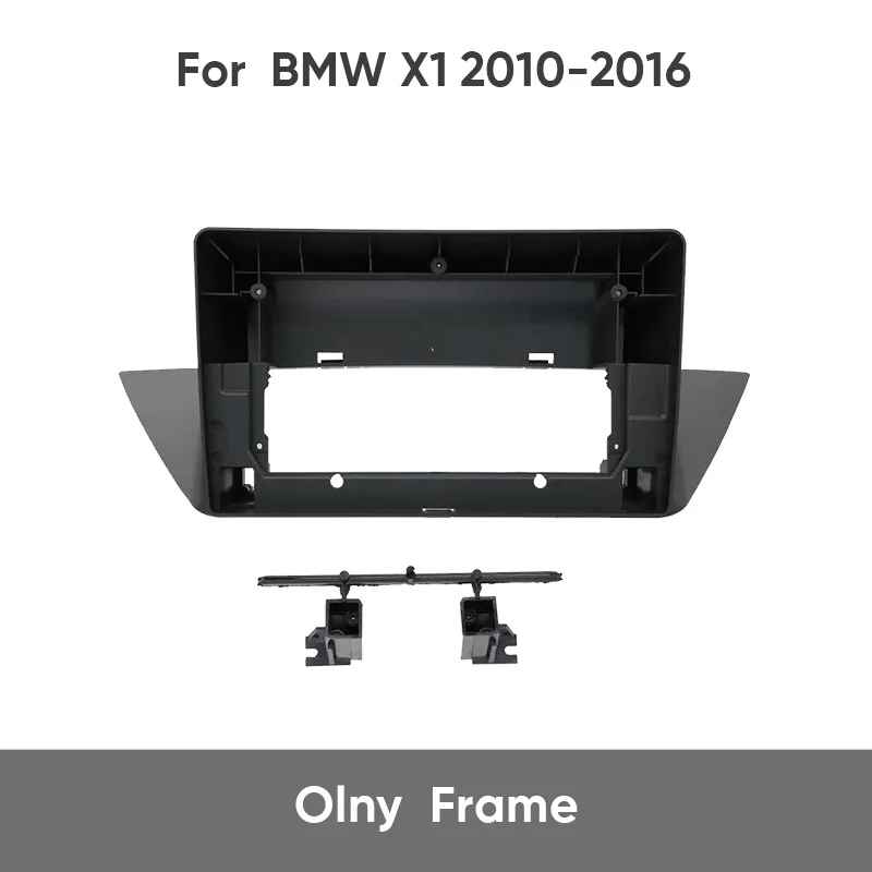 10-calowa ramka do radia samochodowego MAMSM X1 E84 2010-2015 Panel Stereo kable w wiązce kabel zasilający zestaw do montażu dekoder CANBUS