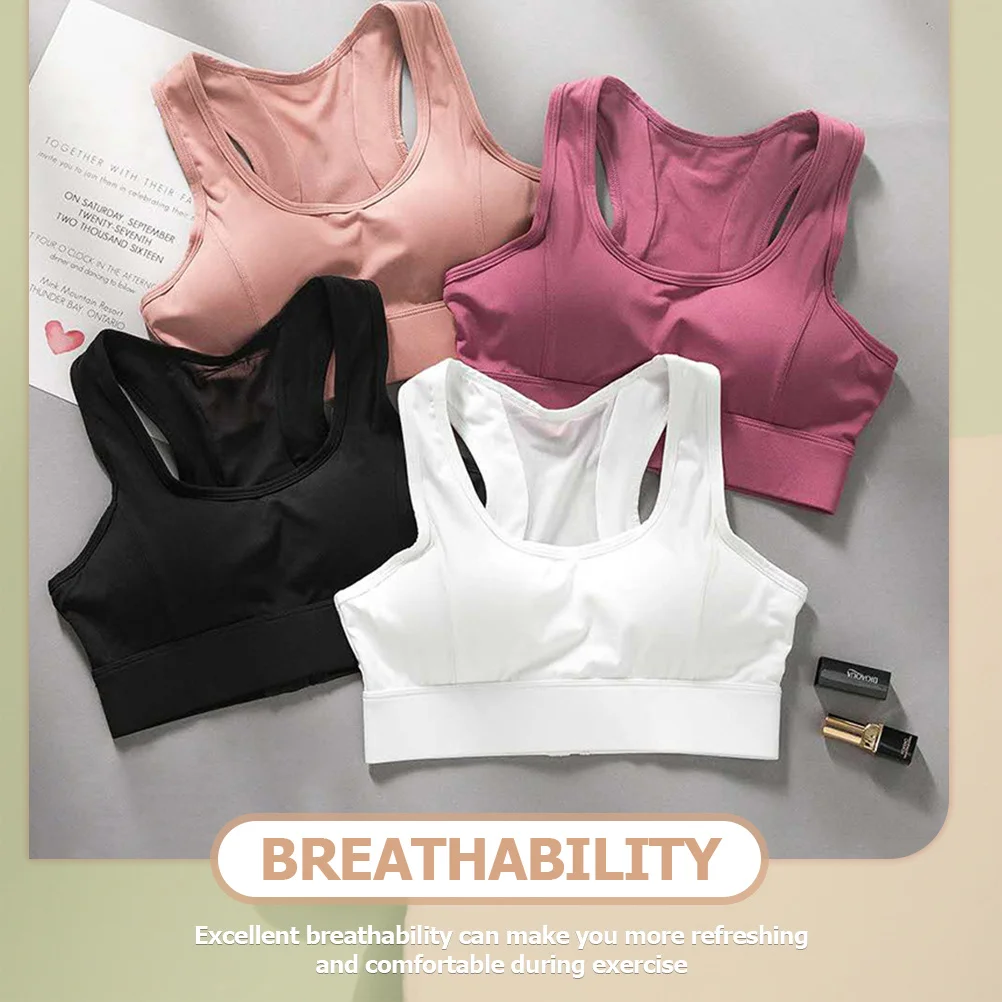 

Wirefree Sports Bra Yoga Running Fitness Underwear Women Breathable Supportive No Steel Rims Gift Sports Bra Fitness Underwear