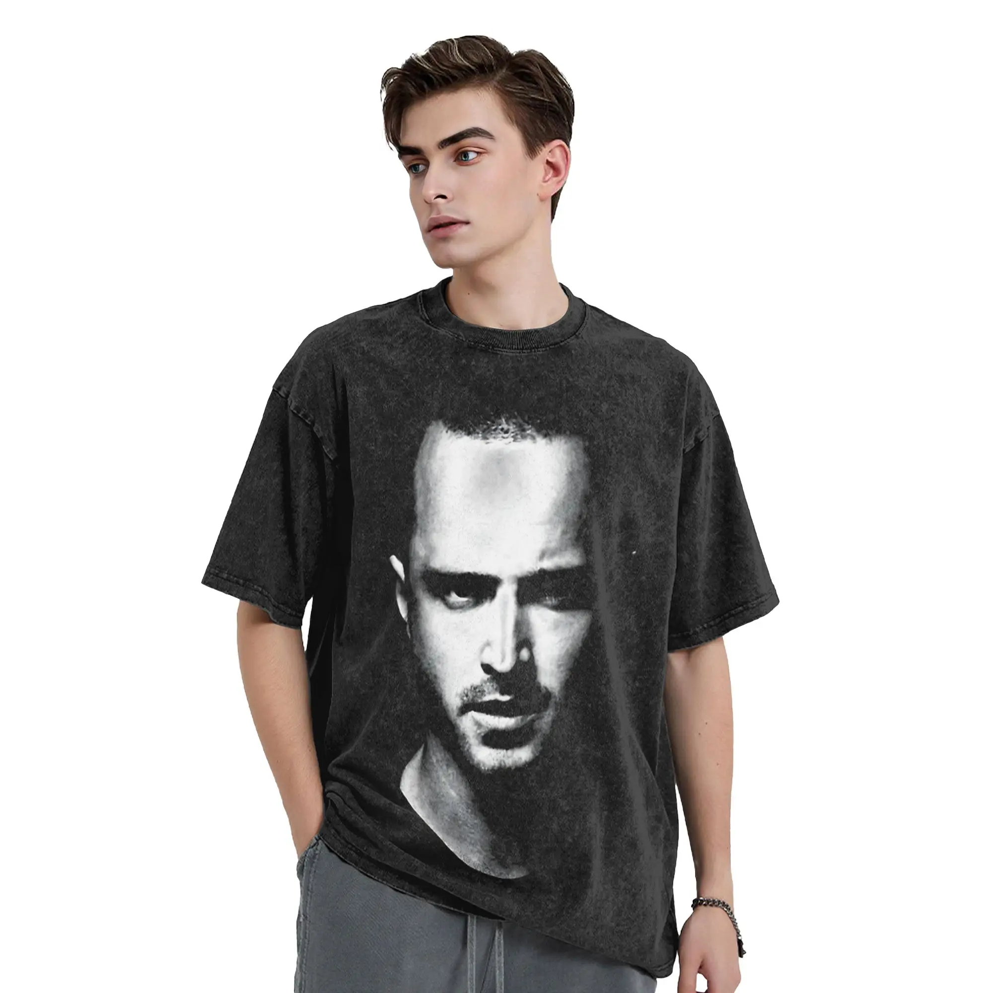 Washed T Shirts Yo Mr White Jesse Pinkman Breaking Bad Hip Hop T-Shirt Harajuku Streetwear 100% Cotton Tee Shirt for Men Women