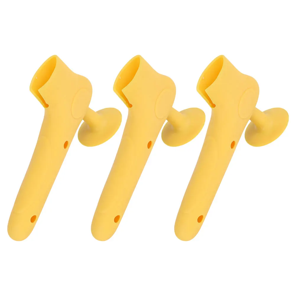 

3pcs Durable Door Handle Cover With Suction Cup For ToolFree Installation And Enhanced User Experience In Home Areas