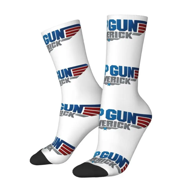 Harajuku Hot Film Top Gun Maverick Socks Women Men Warm 3D Printing Football Sports Socks