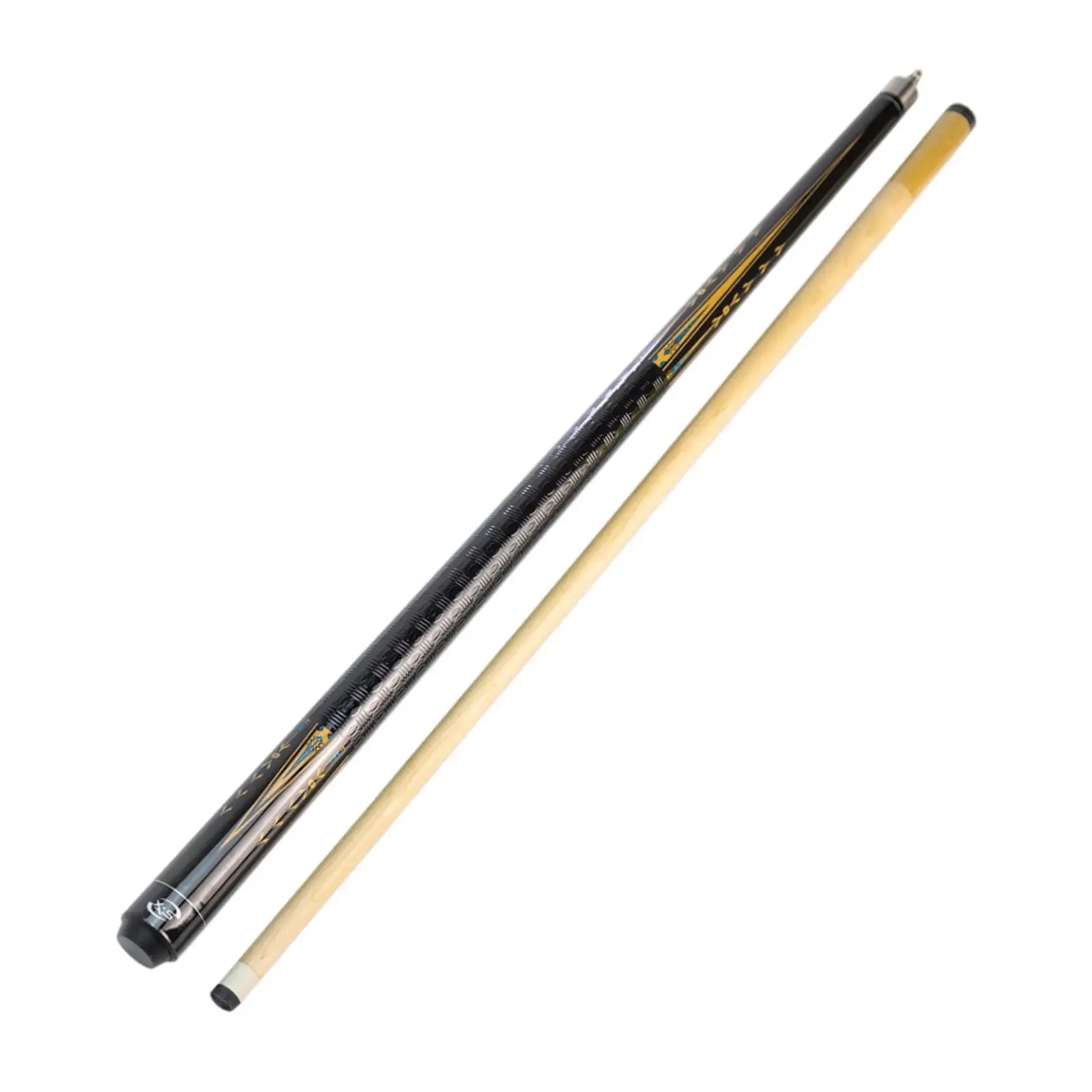 

1/2 Split Pool Cue Billiard Pool Cue Stick, American Big Head Pool Cue, Wooden Billiard Cue Pool Stick for Beginners Club Bar