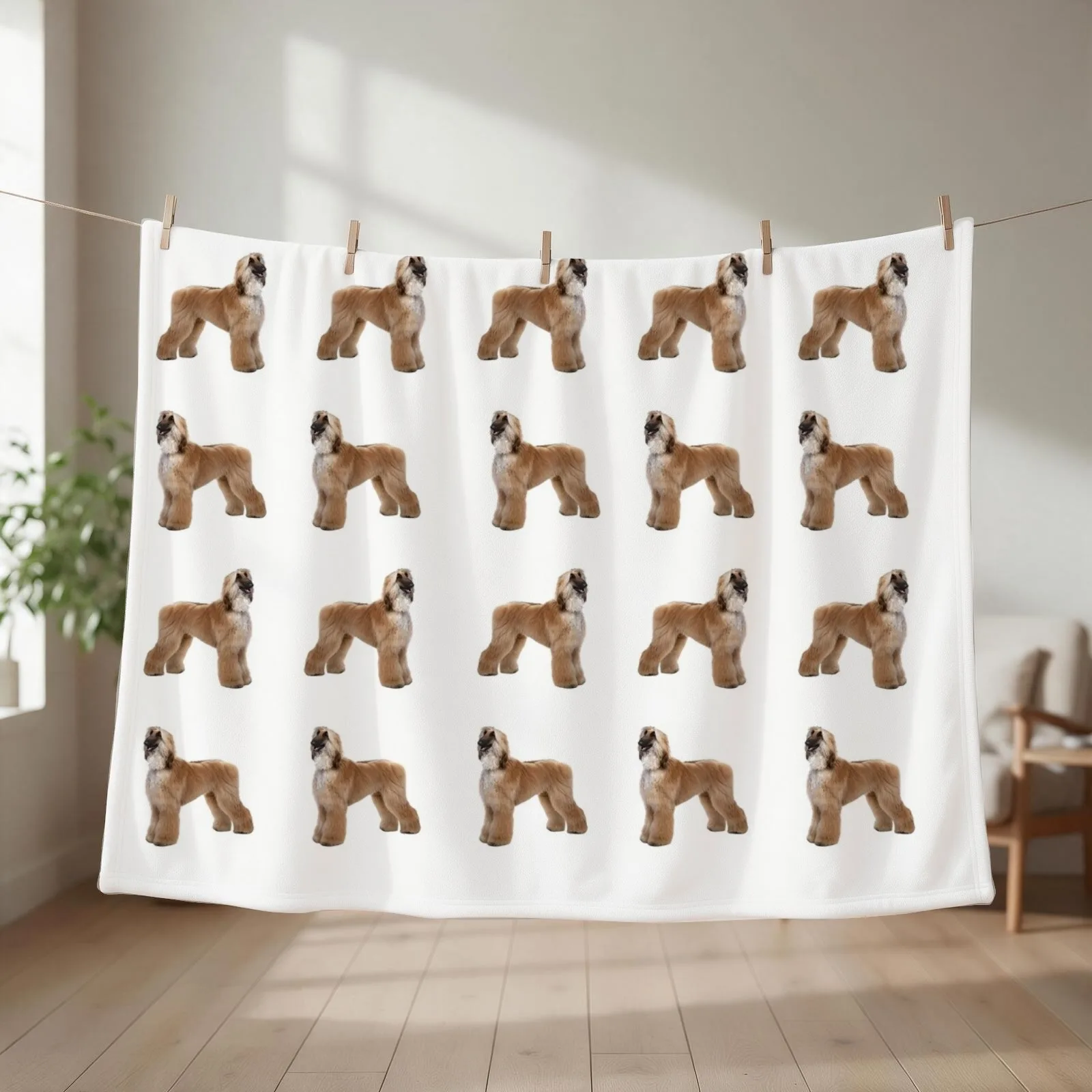 Afghan Hound Throw Blanket Soft Big Soft Plush Plaid Retros christmas decoration Blankets