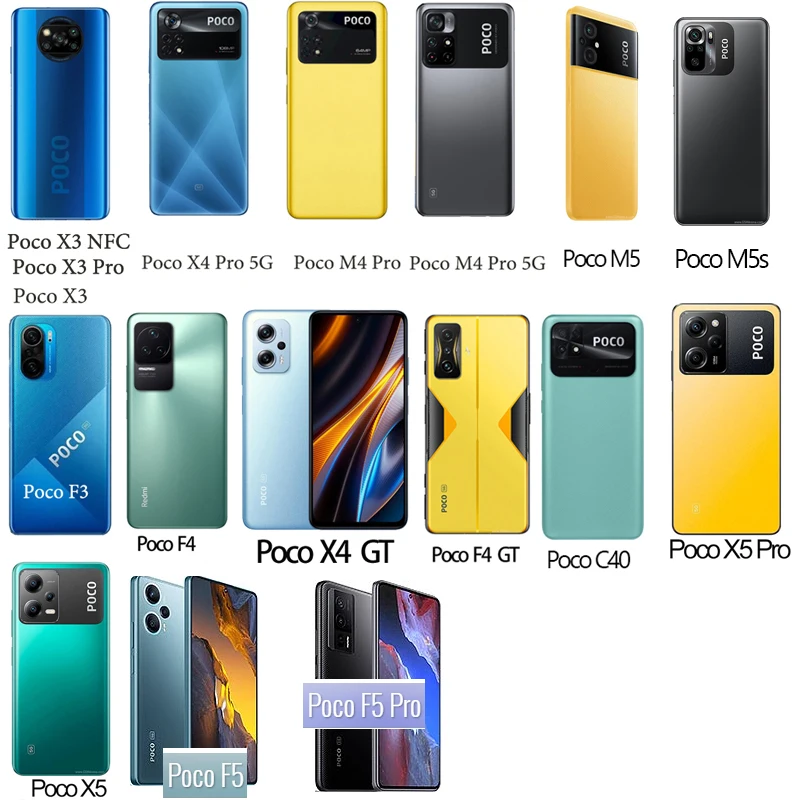 Film Poco F6 X6 X5 X3 X4 F5 Pro 5G Tempered Glass Poko M4 Pro Camera Film Poco F4 GT Screen Protector For Poco M6 M5 M5S Glass