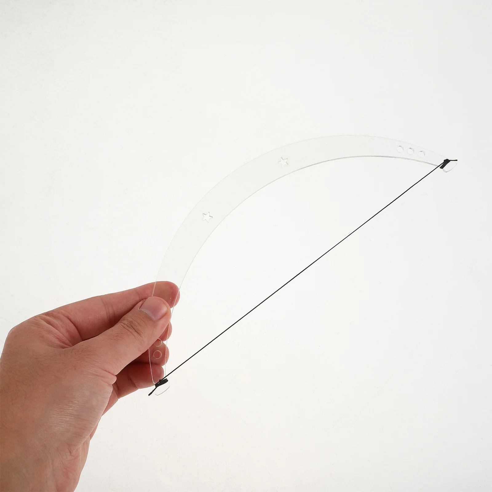 Plantilla de plástico para cejas, juego de regla de posicionamiento de Luna, herramienta de medición de cejas, plantilla reutilizable para diseño simétrico de cejas, 3 uds.