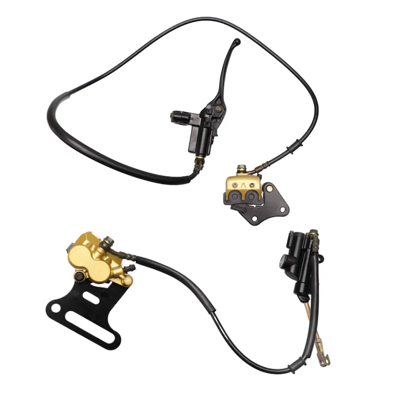 

Motorcycle Front /Rear Hydraulic Disc Brake Kit for Most Motocross Pit Dirt Bike BBR TTR CRF 50 XR Apollo Motorbike 50cc-125cc