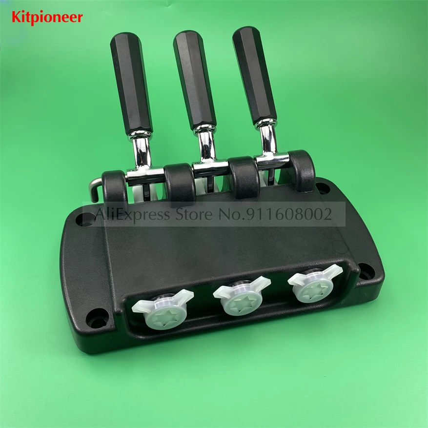 1 Set Front Panel Ice Cream Discharge Face Door MK Soft Serve Machines Accessories Spare Parts Fittings Black Color Handles