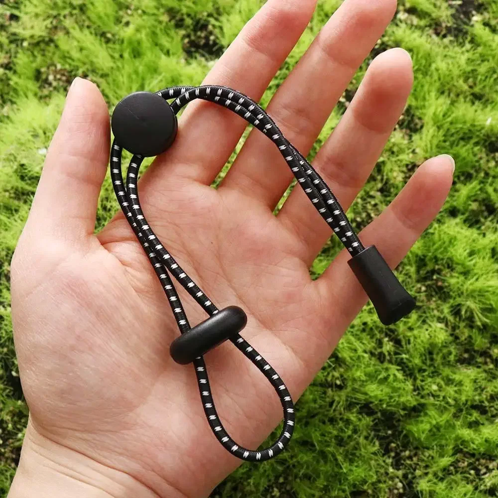 Adjustable Cane Wrist Strap Fixing Tie Cord Walking Stick Holder Elastic Rope Holder Elastic String Backpack Fixing Buckle