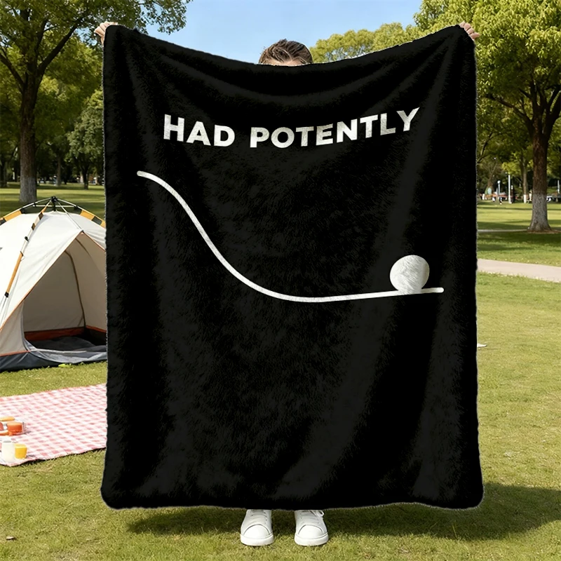 I Had Potential Flannel Blanket, Project-Hail-Mary Flannel Throw