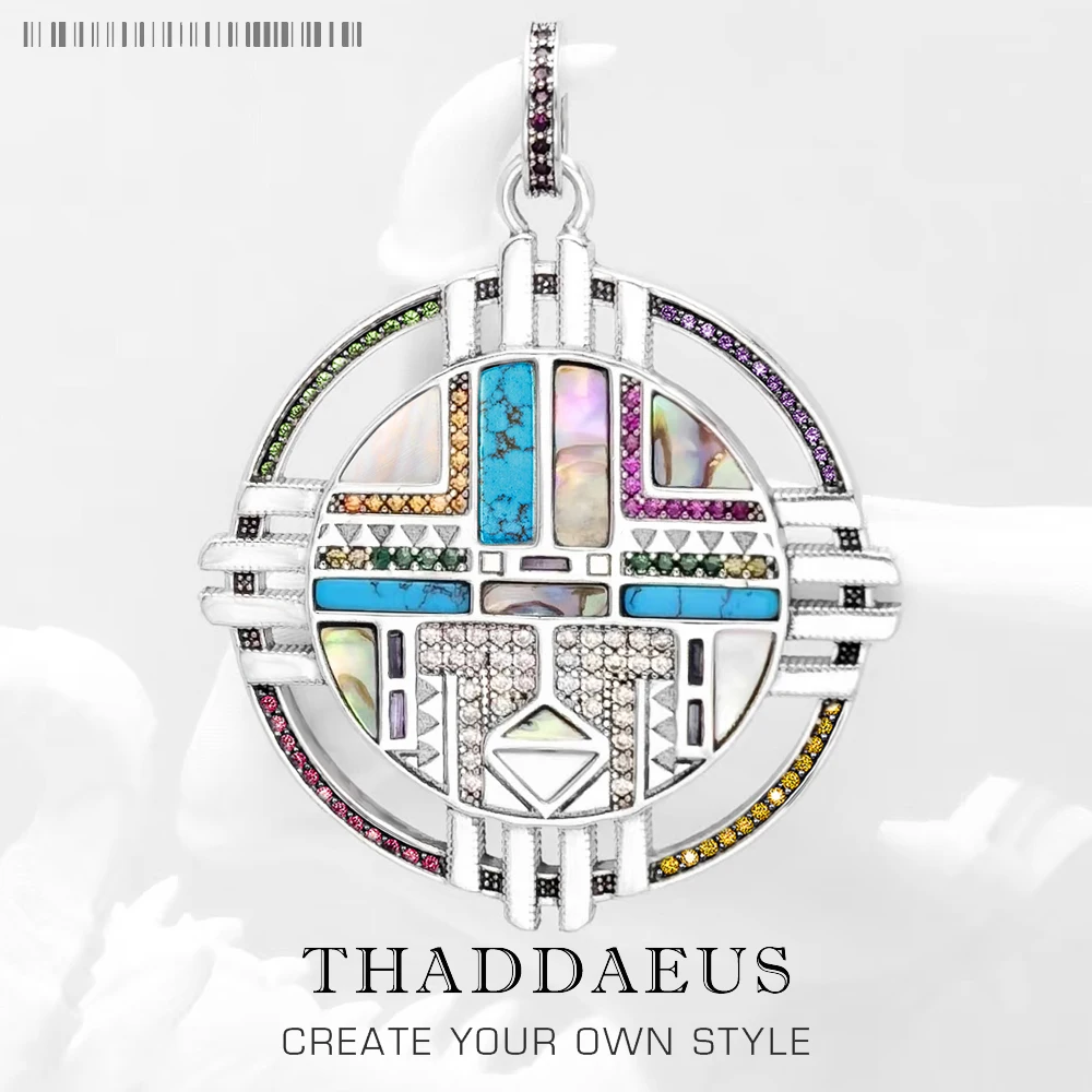 

Sun Symbol Pendant,2022 Spring Fine Jewelry Europe Accessorie 925 Sterling Silver Turquoise Bohemia Gift For Woman Men