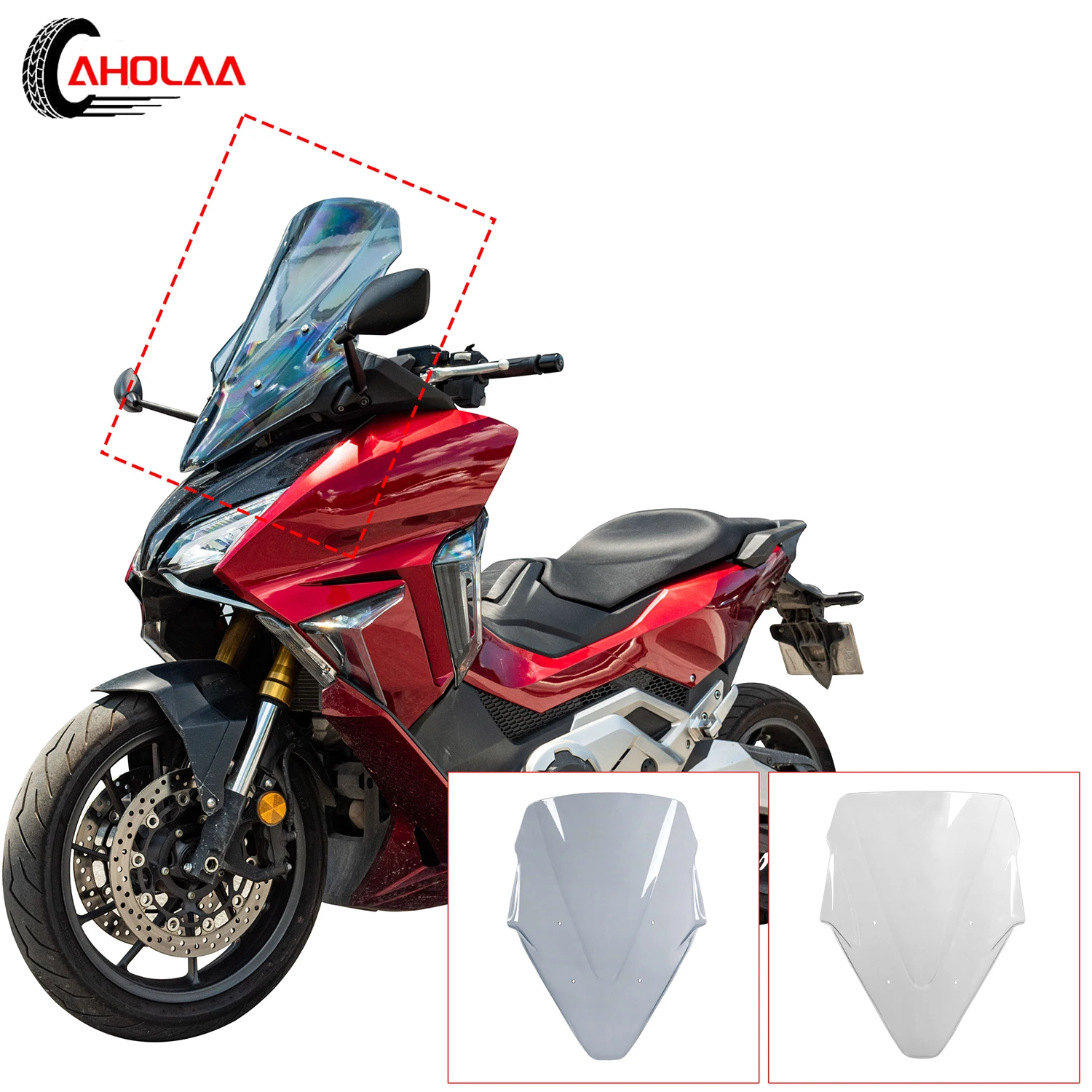 Motorcycle Accessories Windshield WindScreen Wind Air Flow Visor Deflector For Honda Scooter For Forza NSS750 NSS 750 2021 2022