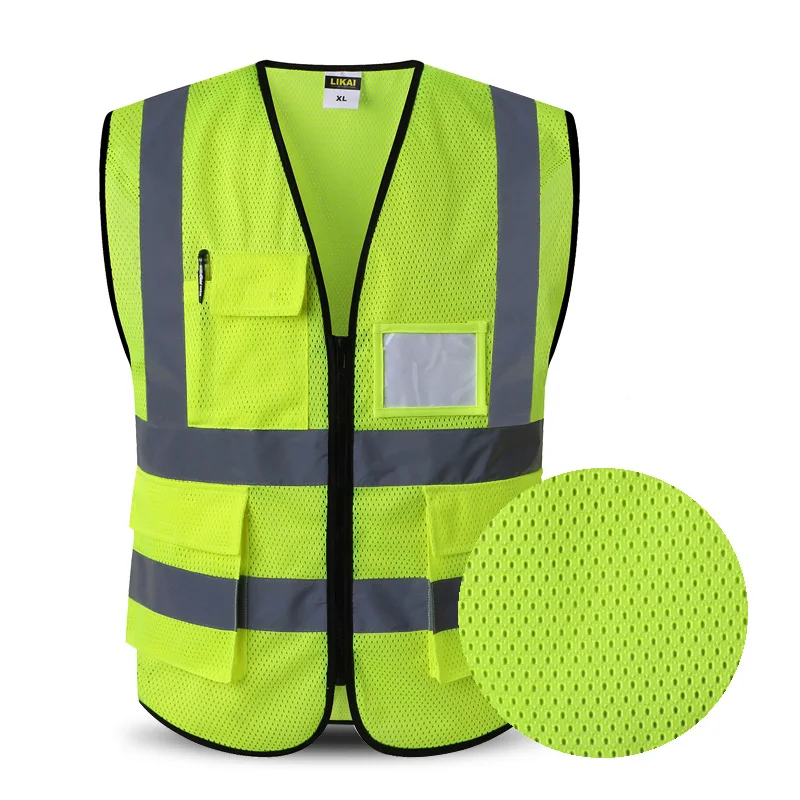 Reflective Safety Vest With Pockets Working Clothes Hi vis jacket