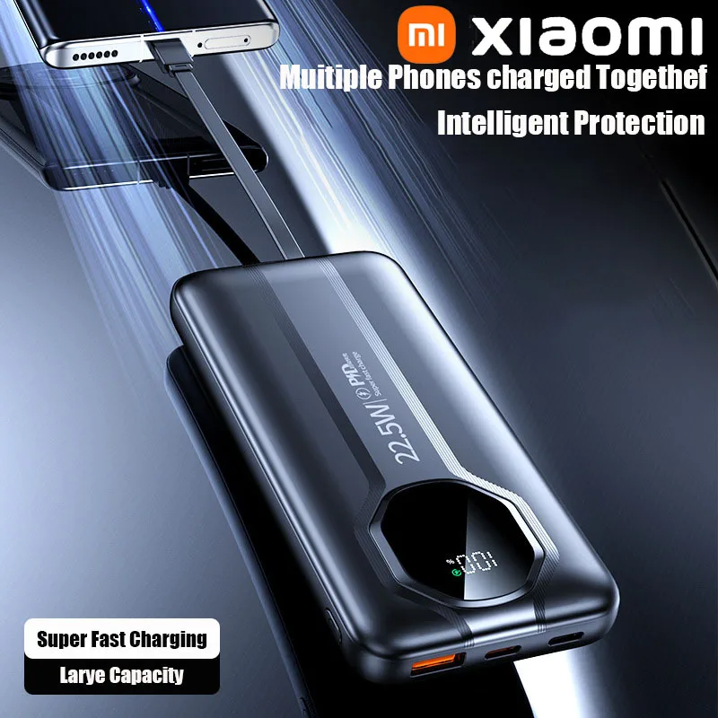 200000mAh Ultra Large Capacity Mobile Power Bank With Built-In Dual Line Ultra Fast Charging Suitable For IPhone And Xiaomi