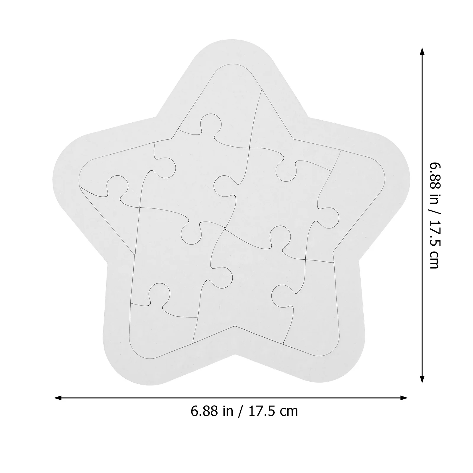 4 ensembles de pièces de Puzzle vierges, bricolage artisanal pour enfants, peinture, coloriage, activité artistique, développement de Coordination œil-main, jeu éducatif