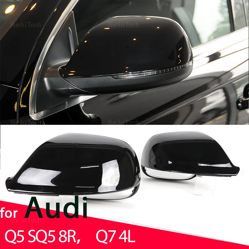 

Rearview Mirror Cover Wing Side Rear view Mirror Cap Fit For Audi Q5 SQ5 08-17, 8R Q7 4L 10-15 without Lane Assist