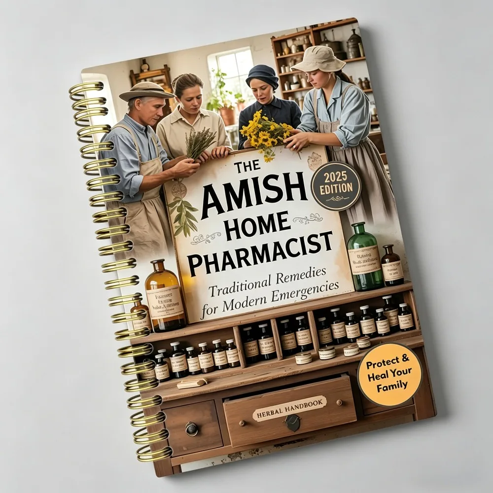 Guía de Salud y Primeros Auxilios de Remedios Herbales para Familias Amish, Edición 2025, Encuadernación en Espiral, en Inglés, Envío Gratis
