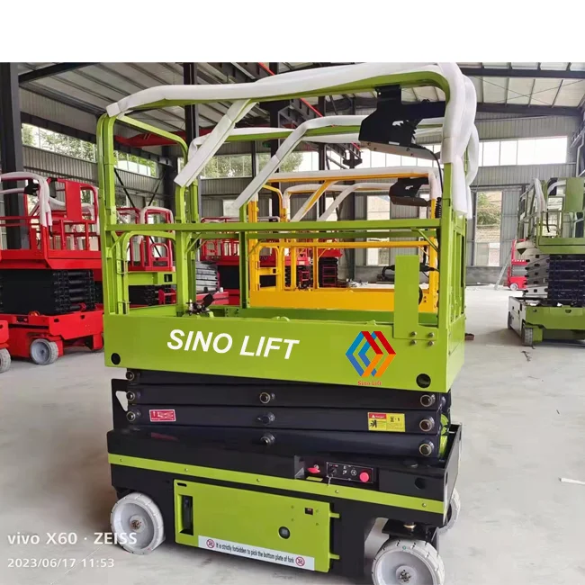 8m 10m 450kg GTJZ Electric Self Propel Aerial Platform Electrical Scaffolding Lift Mobile Hydraulic Scissor Lifting Platform