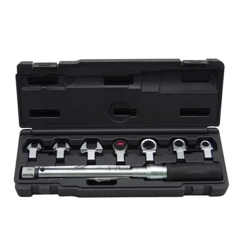 

Taiwan replaceable head set torque wrench plum blossom opening torque ratchet wrench sleeve exchange head