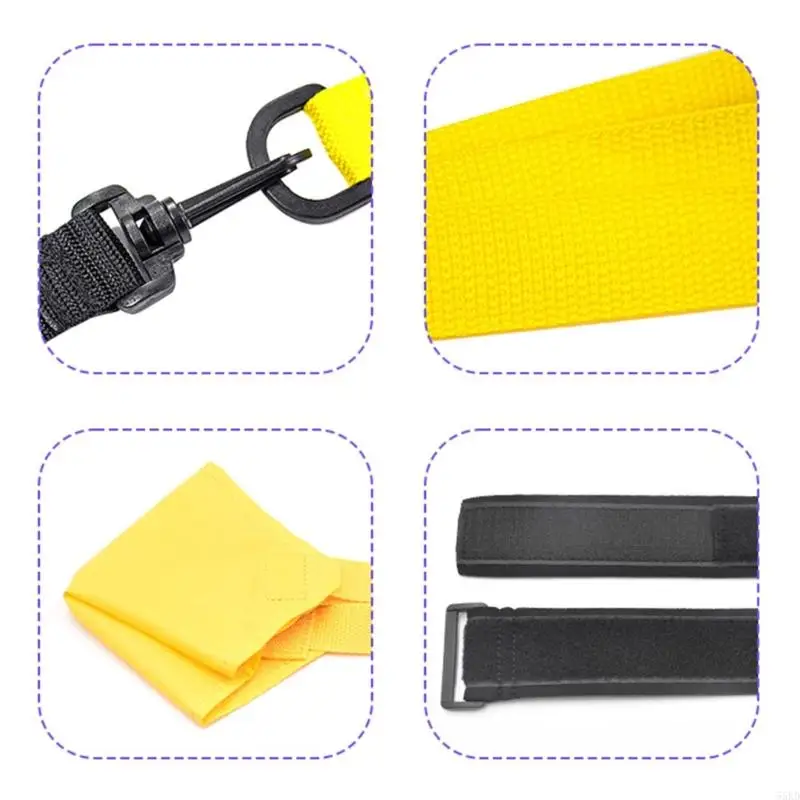 

55KD Swim Drag Parachute Swimming Resistance Training Parachute Swim Resistance Belt