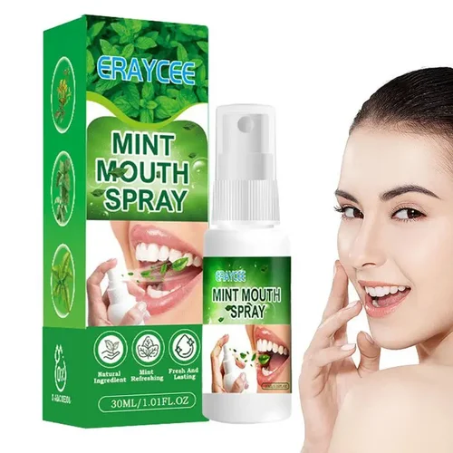 Imagen 1 del producto Spray de menta hidratante para el mal aliento, 30ml