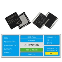 10Pcs/lot CH32V006 32V006F8P6 32V006K8U6/E8R6 Industrial Grade MCU 64K Flash Multi-Purpose General Purpose Microcontroller