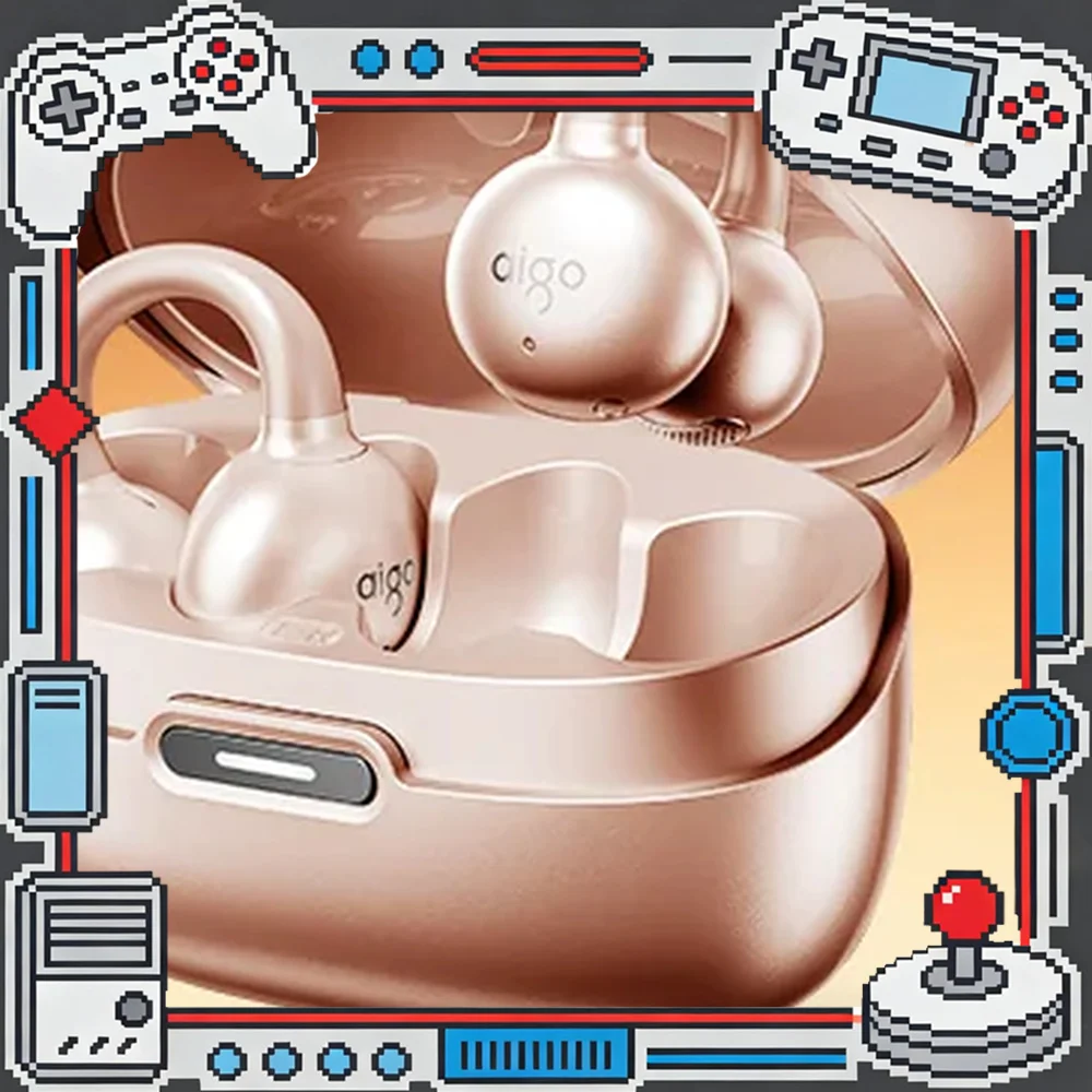 AIGO CA05 Plus Open-Ear Clip-On Wireless Bluetooth Earbuds for Sports Music and Calls For Gifts