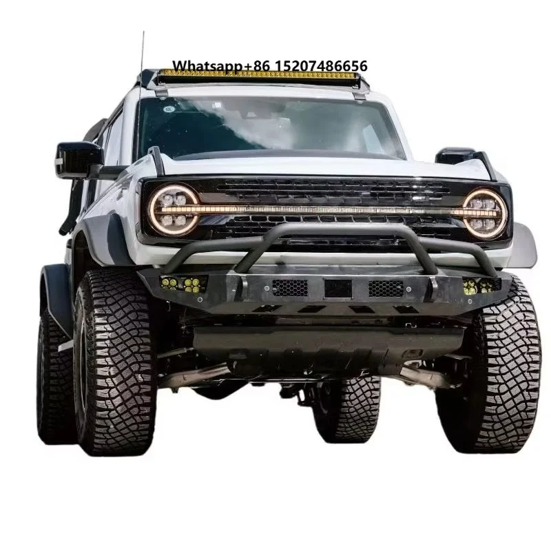 Front Bumper for Bar Heavy Duty Protection Bolt-on