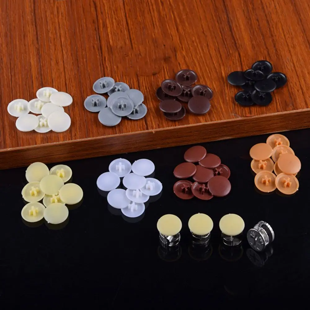 Nail Holes Hide Beautify Furniture Hardware Car Home Decor Self-tapping Snap Cap Screws Fold Snap Nuts Covers Screw Lids