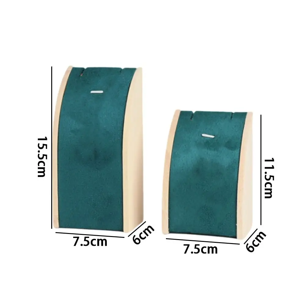 High Quality Wooden Display Stand Portable Curved Jewelry Storage Rack Multifunctional Counter Display Props