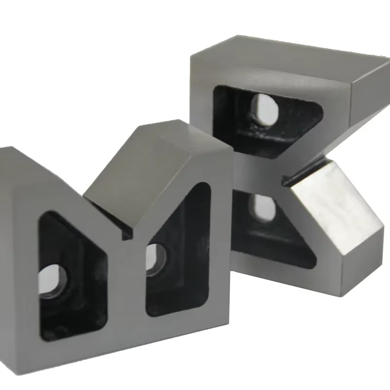 Hoge Kwaliteit een Paar 4 inch Lengte CAST B Blok Ijzer V Blok Gauge V-Blok voor Mechanische Verwerking Hulpgereedschappen