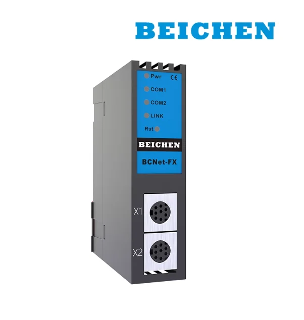 NEW BEICHEN BCNet-FX Ethernet Communication Module for FX Series PLC round Port MC Protocol MODBUS TCP Protocol