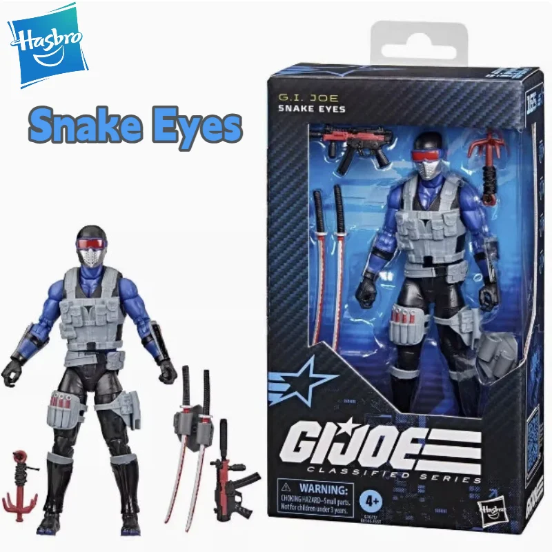 

Hasbro G.I. Joe GIJOE 6-inch No.165 4th Edition Snake Eyes Action Figure, Movie & TV Merchandise Collectible Figure